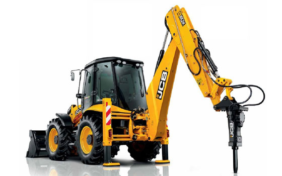 Экскаватор-погрузчик JCB 3CX с гидромолотом
